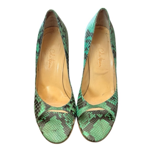 Cole Haan Maria Genuine Python Pump Size 8.5 | 3” heel EUC - Picture 7 of 9